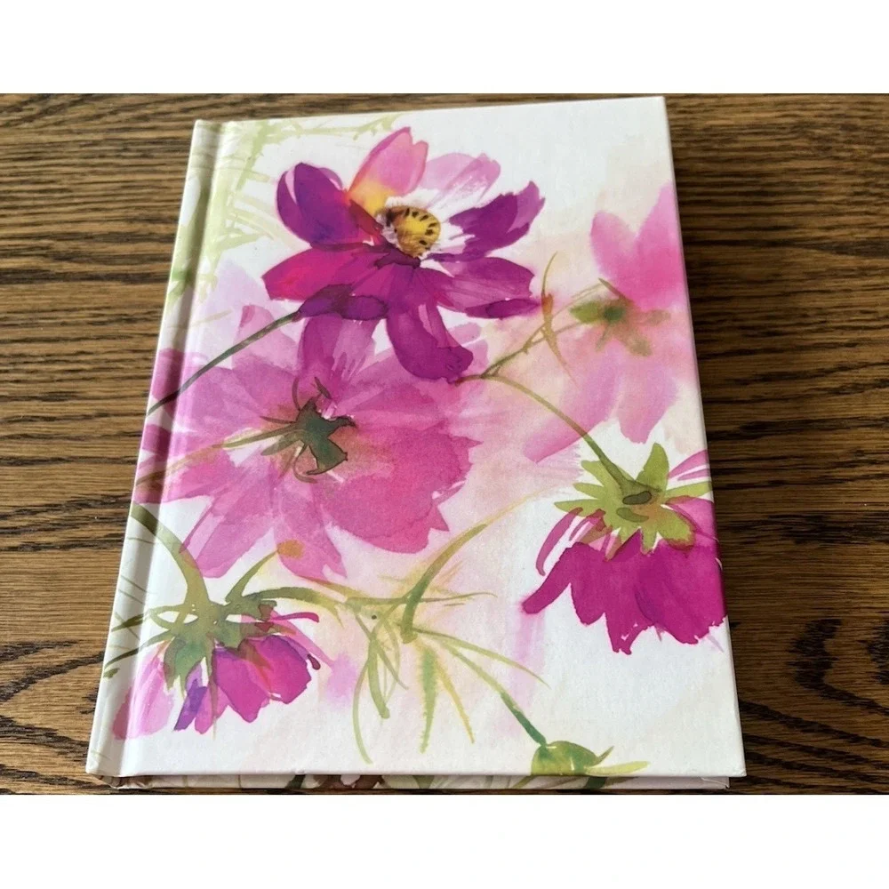 Penman Paper Journal Diary 2006 Gail Flores 7 x 5 Pink Flowers Lined Pages